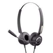 HP DHE-8000 USB Operator Headset — Clear Voice, Rotating Cups - image 5