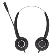 HP DHE-8000 USB Operator Headset — Clear Voice, Rotating Cups - image 3