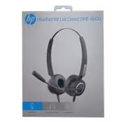 HP DHE-8000 USB Operator Headset — Clear Voice, Rotating Cups - image 6