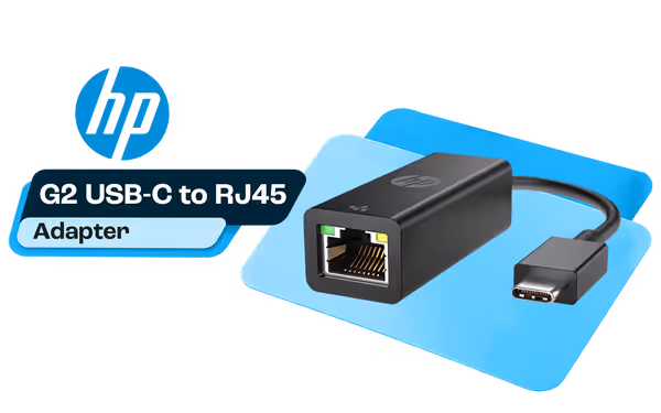 HP G2 USB-C to RJ45 Adapter Gigabit Ethernet - image 1 HP G2 USB-C to RJ45 Adapter Gigabit Ethernet - image 1