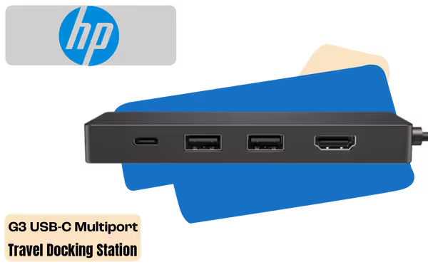 HP G3 USB-C Multiport Travel Docking Station – 5 Ports, HDMI - image 1 HP G3 USB-C Multiport Travel Docking Station – 5 Ports, HDMI - image 1