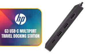 HP G3 USB C Multiport Travel Docking Station HP G3 USB C Multiport Travel Docking Station - Image 1