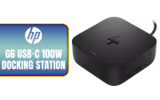 HP G6 USB-C 100W Docking Station with Dual Video - image 1