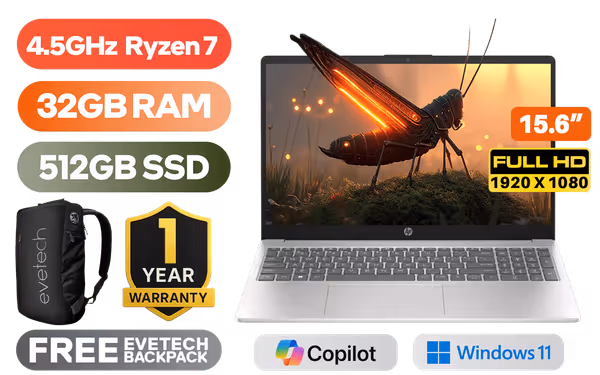 HP Laptop 15-fc0048ni 32GB/512GB - image 1 HP Laptop 15-fc0048ni 32GB/512GB - image 1