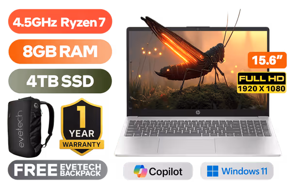 HP 15-fc0048ni 8GB/4TB Ryzen 7 - image 1 HP 15-fc0048ni 8GB/4TB Ryzen 7 - image 1