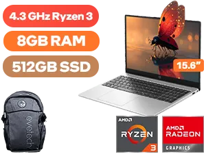 HP Notebook 255R G10 8GB/512GB | Reliable Everyday Laptop | Evetech