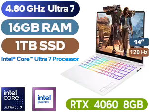 HP OMEN 14 Intel Core Ultra 7 RTX 4060 Gaming Laptop - Image 1