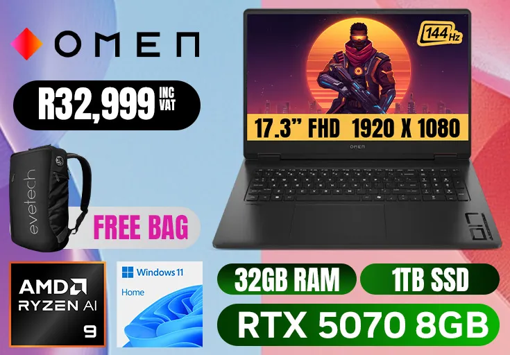 HP OMEN 17 DB1007NI Ryzen AI 9 RTX 5070 Laptop