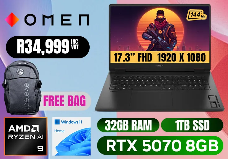 HP OMEN 17 DB1007NI Ryzen AI 9 RTX 5070 Laptop