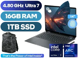 HP OmniBook Ultra Flip 2-in-1 Intel Core Ultra 7 Touchscreen Laptop AU3F6EA - Image 1