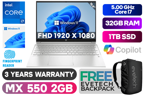 HP Pavilion 15-eg3000ni - 13th Gen Intel® Core™ i7 Laptop | 32GB