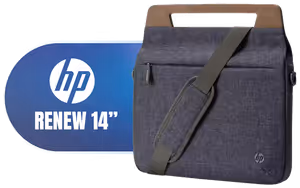HP Renew 14 Navy Slim Briefcase - Image 1