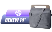 HP Renew 14 Grey Slim Briefcase (1A214Aa) – Slim 14" Carry Case - image 1