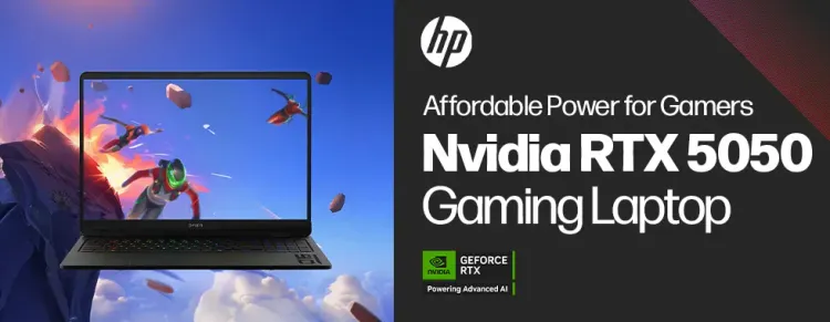 HP RTX 5050 Gaming Laptops