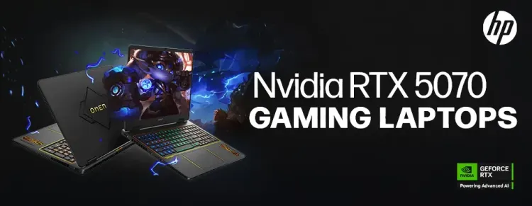 HP RTX 5070 Gaming Laptops