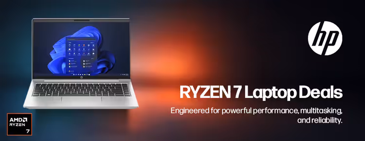 HP RYZEN 7 Laptop Deals - Powerful Performance & Gaming Laptop