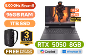 HP Victus 96GB/1TB Ryzen 5 - image 1