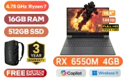 HP Victus 15 Ryzen 7 RX 6550 Gaming Laptop With 16GB RAM - image 1