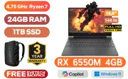 HP Victus 15 Ryzen 7 RX 6550 Gaming Laptop With 24GB RAM & 1TB SSD - image 1
