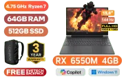 HP Victus 15 Ryzen 7 RX 6550 Gaming Laptop With 64GB RAM - image 1