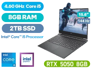 HP Victus 15 Intel Core i5 RTX 5050 Gaming Laptop With 2TB SSD - Image 1