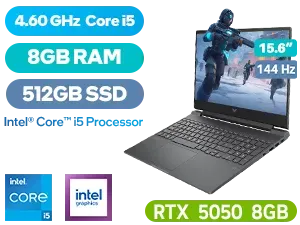 HP Victus 15 Intel Core i5 RTX 5050 Gaming Laptop - Image 1