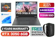 HP Victus 15 Ryzen 7 RTX 3050 Gaming Laptop With 24GB RAM - image 1