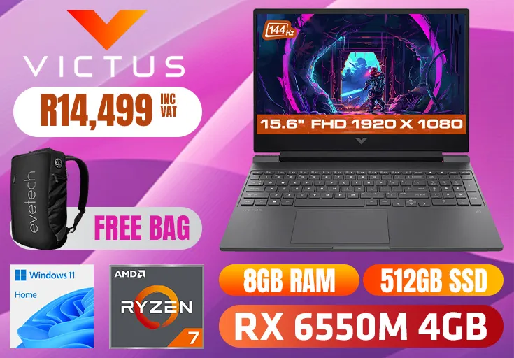 HP Victus Ryzen 7 7735HS Radeon RX 6550M gaming laptop
