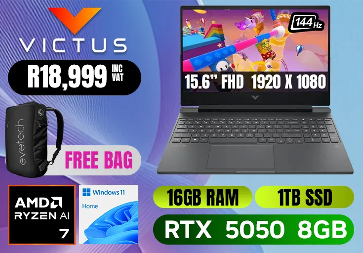 HP Victus 15 Ryzen AI 7 350 RTX 5050 Gaming Laptop
