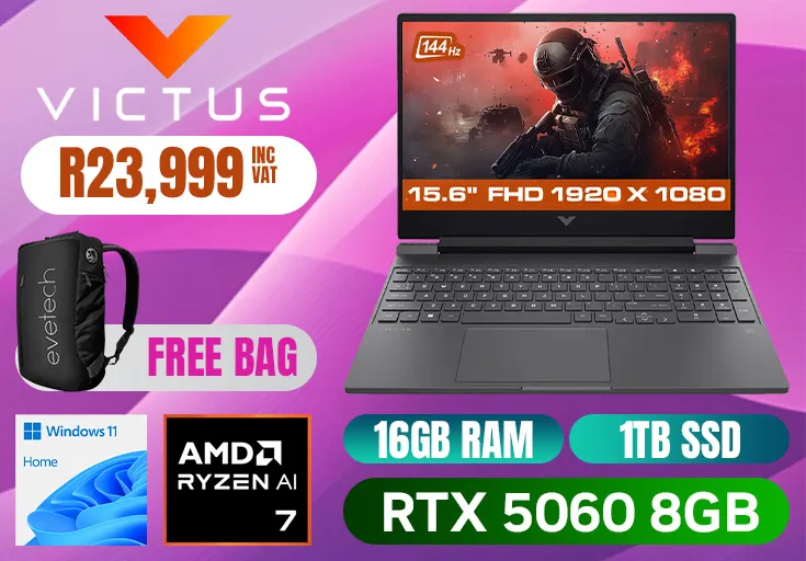 HP Victus Ryzen AI 7 350 RTX 5060 gaming laptop