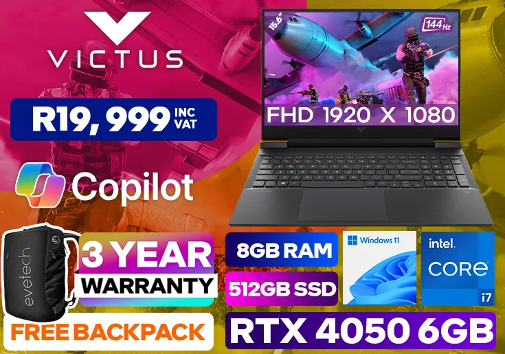 Victus Core i7 8GB RAM & 512GB SSD & RTX 4050 6GB