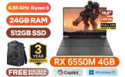 HP Victus 24GB/512GB Ryzen 5 - image 1