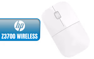 HP Z3700 Wireless Mouse White HP Z3700 Wireless Mouse White - Image 1
