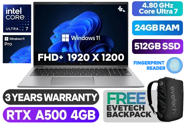 HP ZBook Firefly 16 G11 RTX A500 Laptop with 24GB RAM - image 1 HP ZBook Firefly 16 G11 RTX A500 Laptop with 24GB RAM - image 1