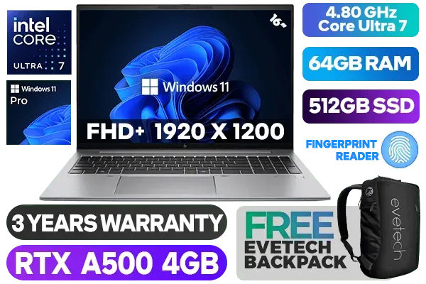HP ZBook Firefly 16 G11 RTX A500 Laptop with 64GB RAM - image 1 HP ZBook Firefly 16 G11 RTX A500 Laptop with 64GB RAM - image 1