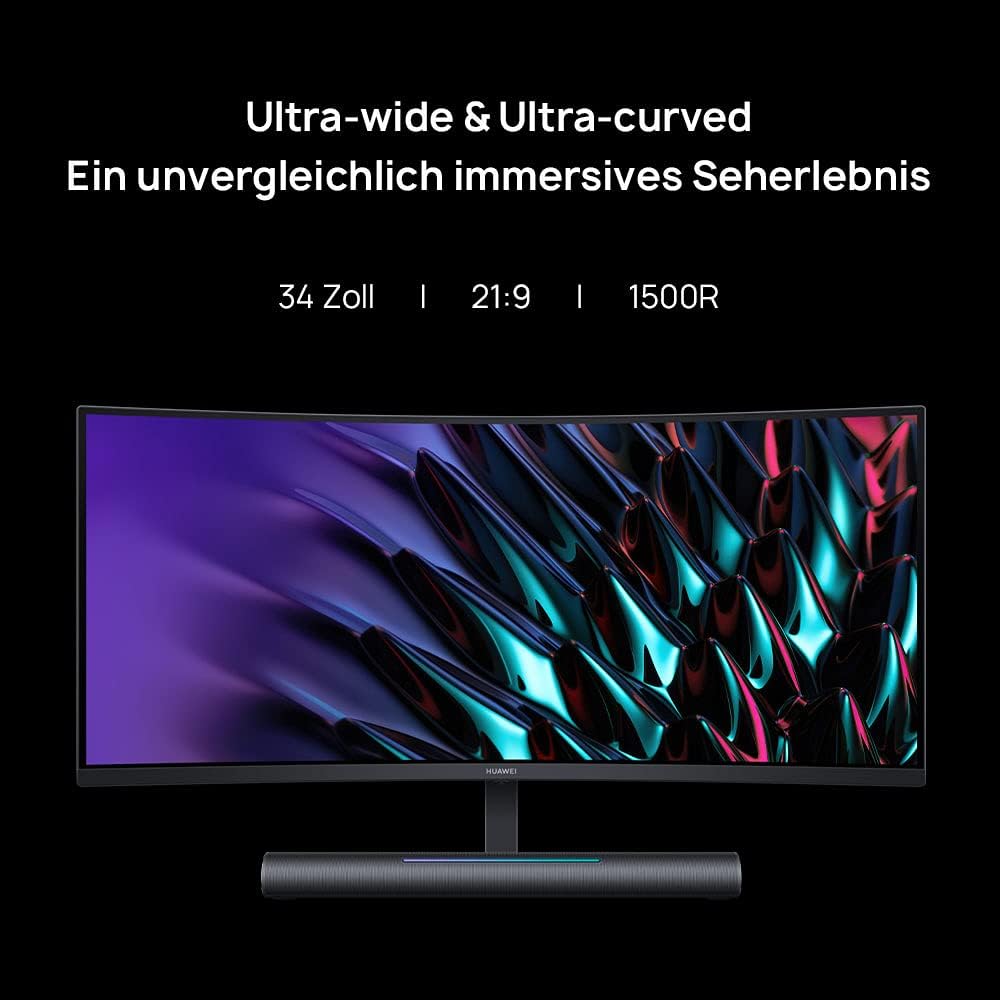 HUAWEI MateView GT 34 Inch 165Hz Curved Gaming Monitor - Immersive ...
