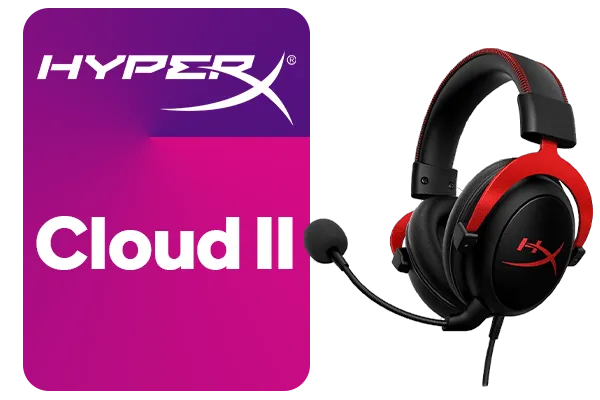 HyperX Cloud II Gaming Headset Red