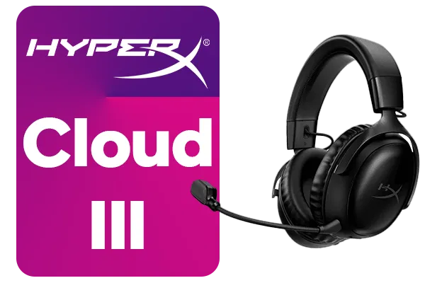 HyperX Cloud III Wireless Gaming Headset - Black