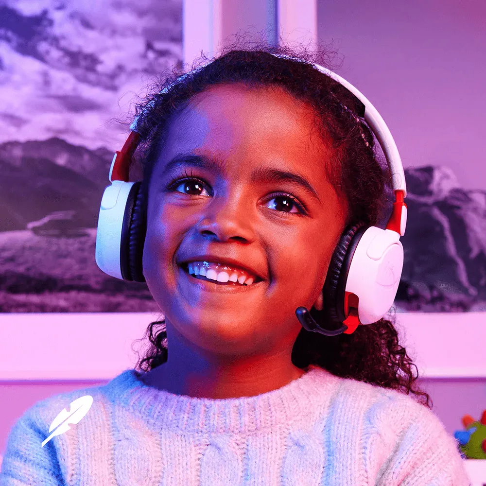 Lightweight HyperX Cloud Mini Wireless Gaming Headset - Comfortable for Kids