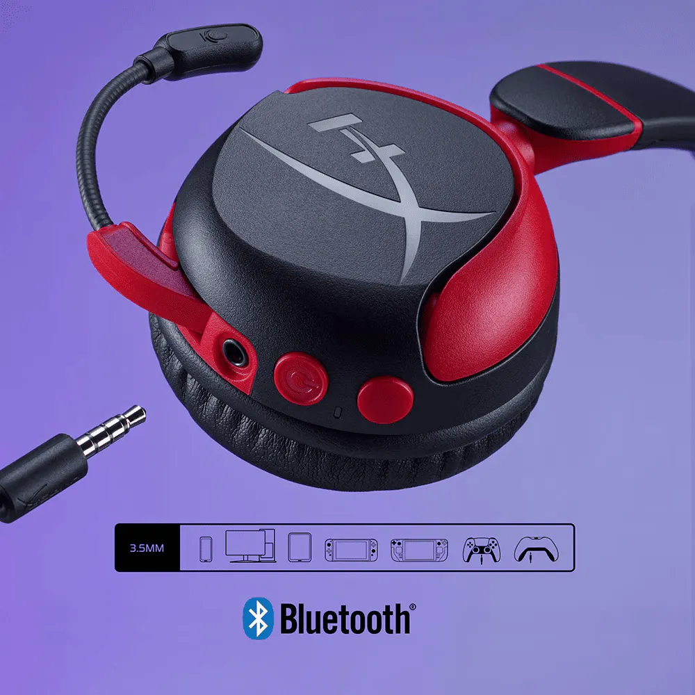 Versatile connectivity of HyperX Cloud Mini Wireless Gaming Headset