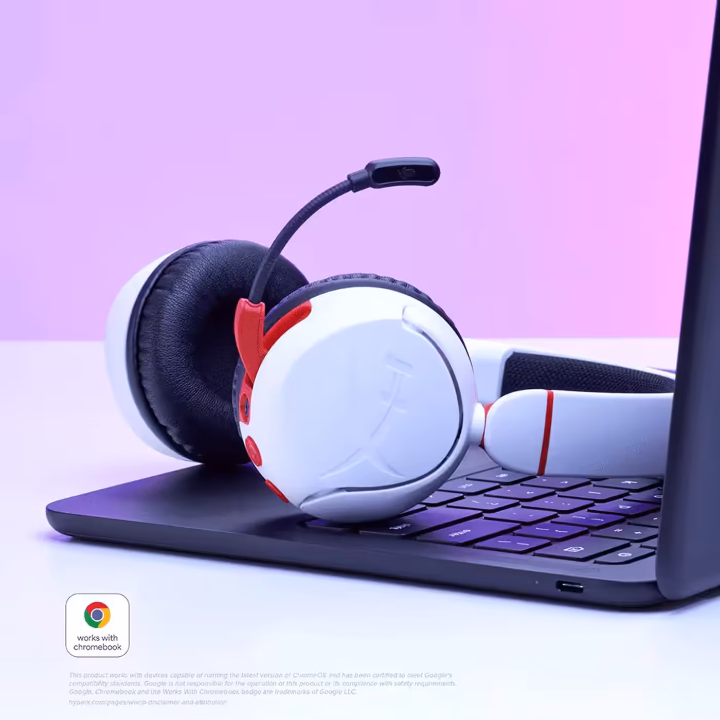 HyperX Cloud Mini Wireless headset pairing with a Chromebook