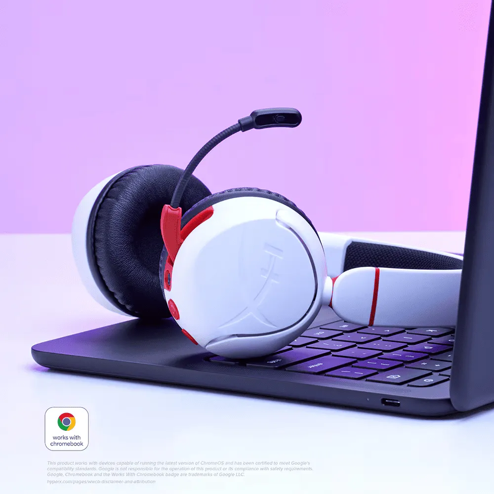 HyperX Cloud Mini Wireless Gaming Headset connecting to Chromebook with Fast Pair