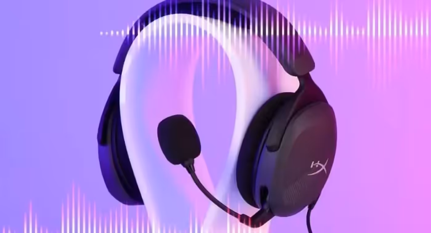 HyperX headset illustrating immersive DTS Headphone:X Spatial Audio gameplay