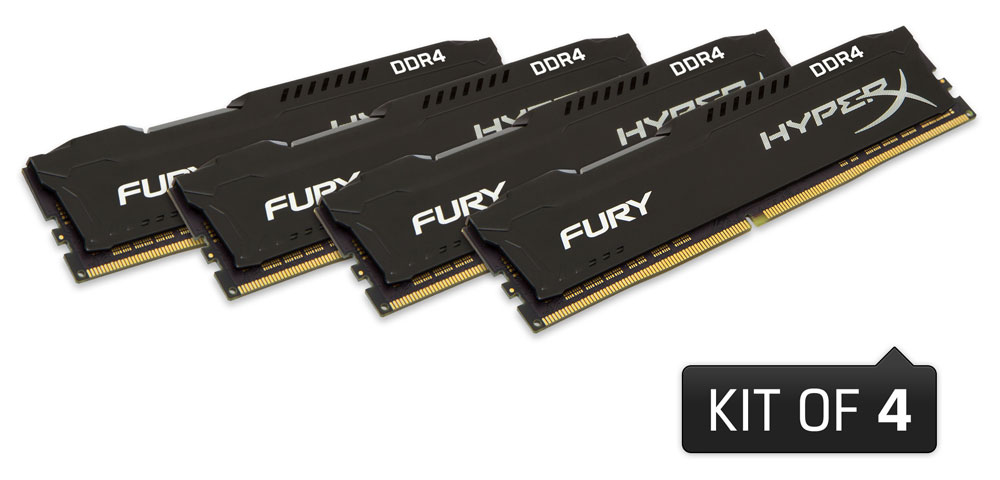 HyperX Fury 64GB DDR4 3466MHz RAM Black - Best Deal - South Africa