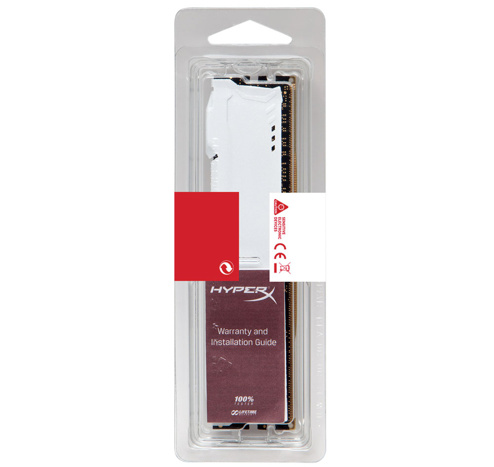 HyperX Fury 16GB DDR4 3466MHz RAM - White - Best Deal - South