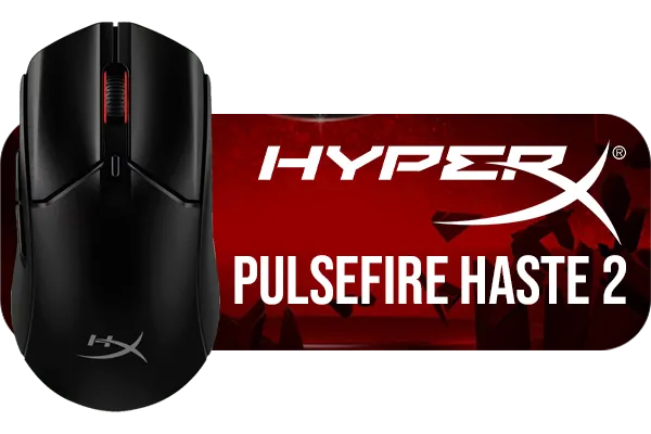 HyperX Pulsefire Haste 2 Wired Gaming Mouse - Black