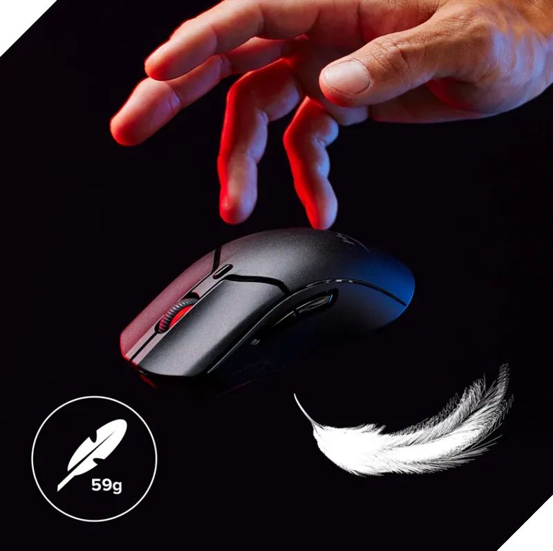 Lightweight gaming mouse design
