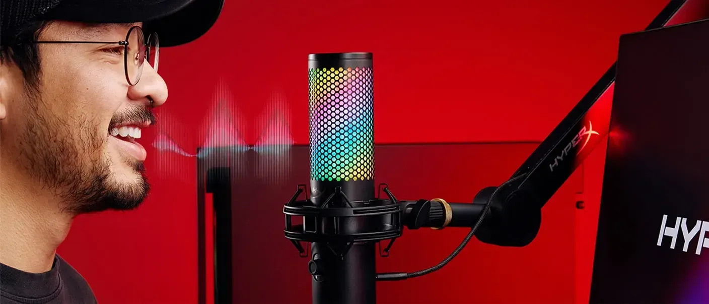HyperX QuadCast 2 S Gaming Microphone in Black