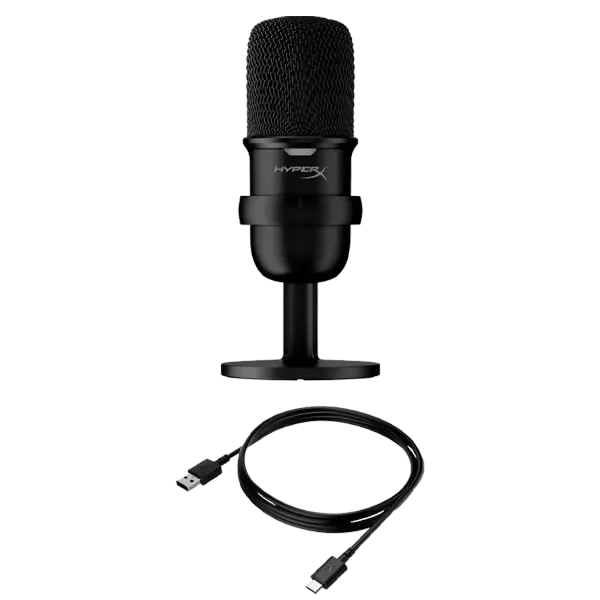 HyperX SoloCast Gaming Microphone - Crystal Clear Sound for Gamers
