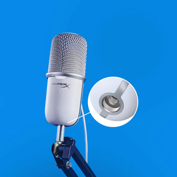 HyperX SoloCast Gaming Microphone - Crystal Clear Sound for Gamers